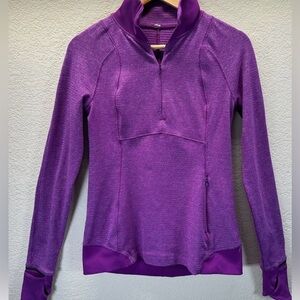 Lululemon purple half zip. Size 6